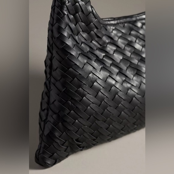 Walter Baker Black Woven Shoulder Bag - Picture 4 of 7